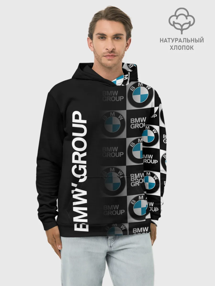 Худи мужской база хлопок / BMW GROUP / BMW SPORT