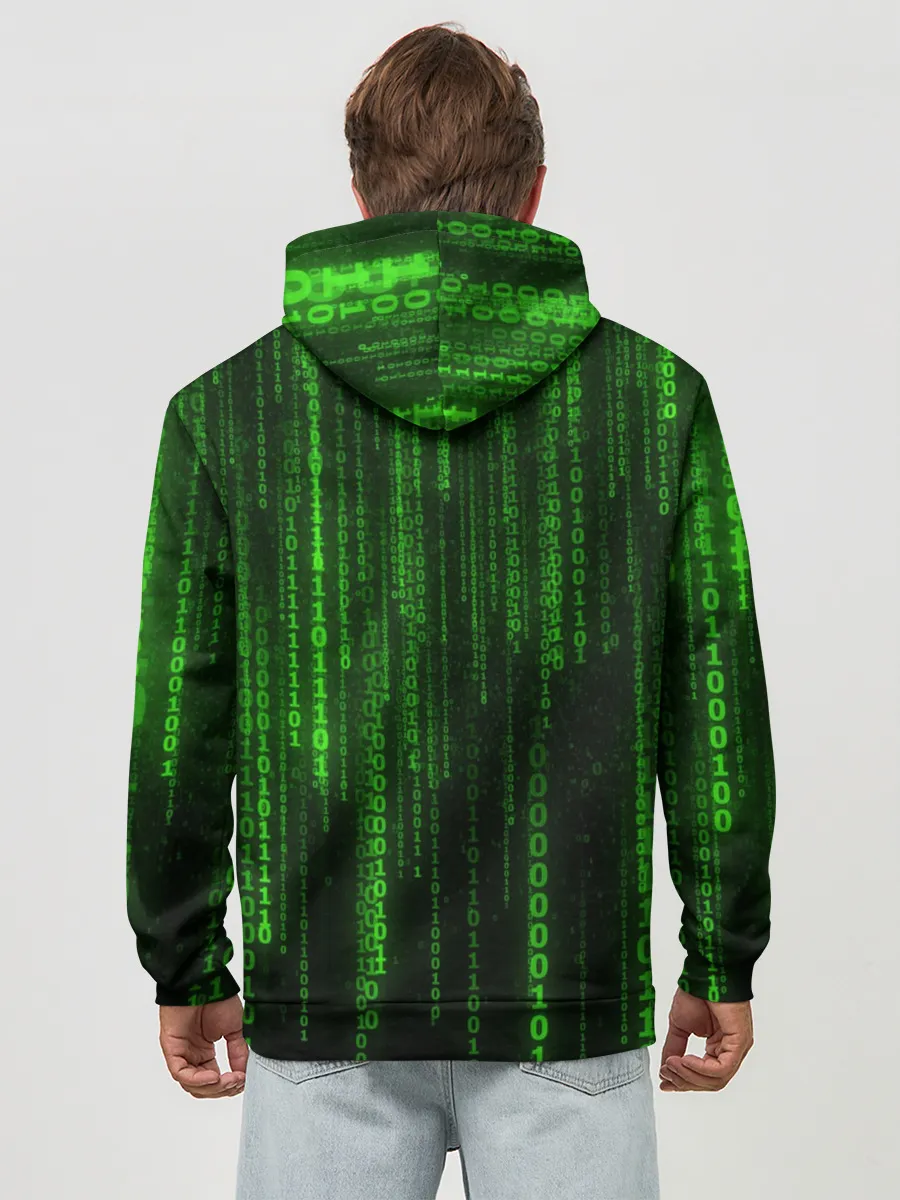 Худи мужской база хлопок / Матрица двоичный код