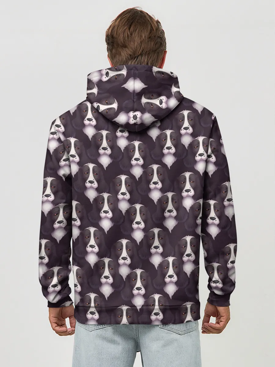 Худи мужской база хлопок / Спаниель