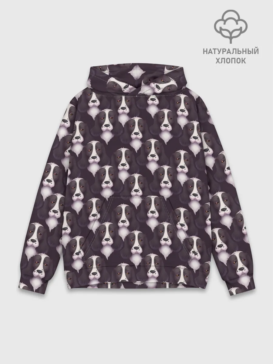 Худи мужской база хлопок / Спаниель