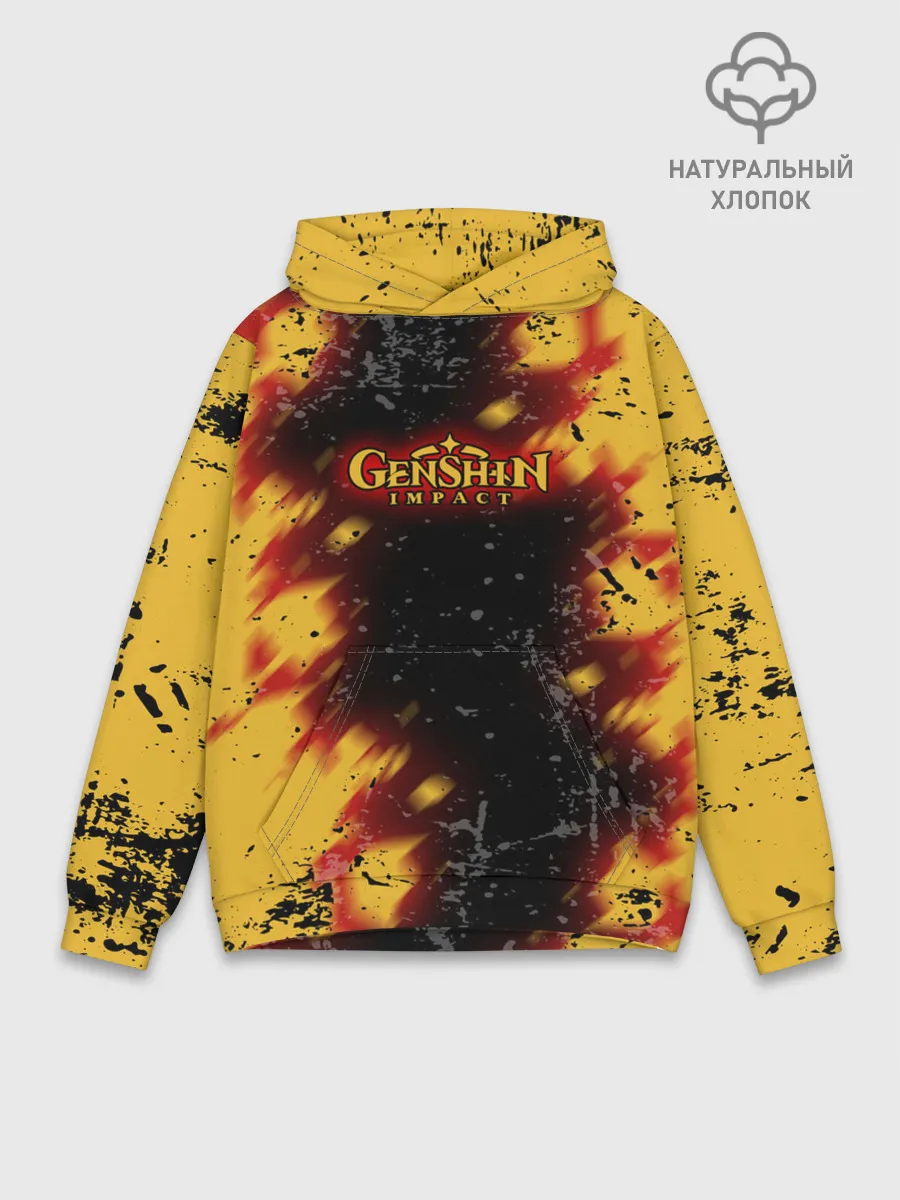 Худи мужской база хлопок / Genshin Impact: Аниме.