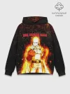 Худи мужской база хлопок / Сайтама в огне | One Punch-Man
