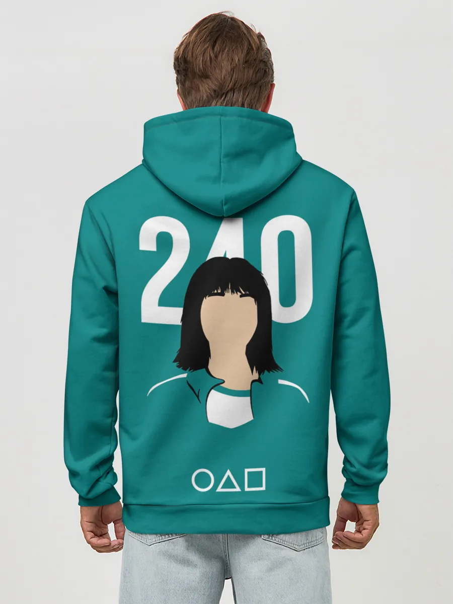 Худи мужской база хлопок / Игра в кальмара: Чи Ён 240