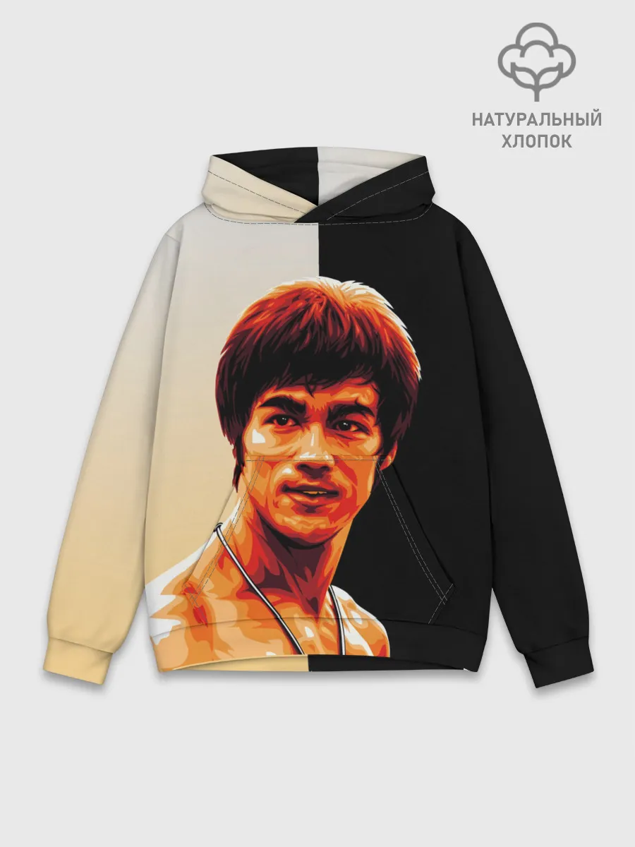 Худи мужской база хлопок / Будь водой