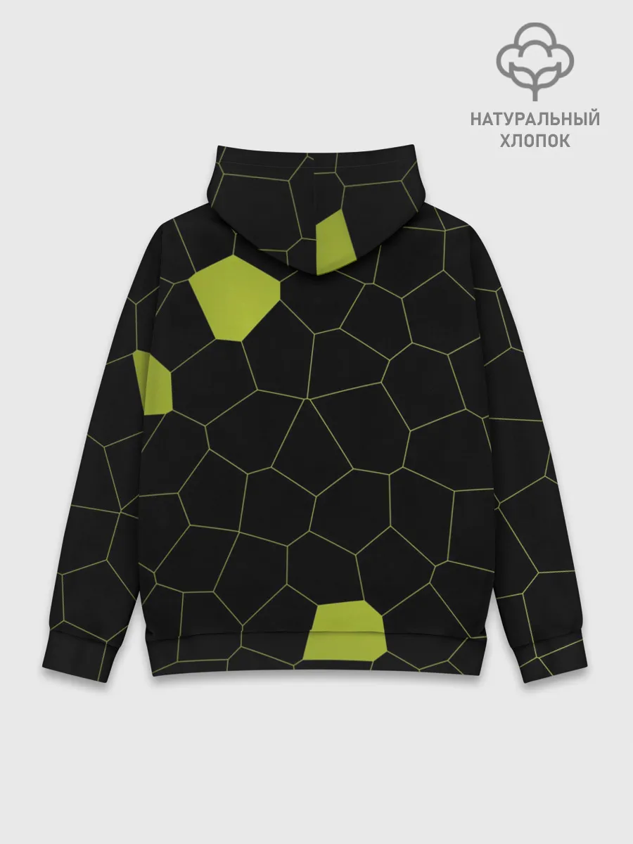 Худи мужской база хлопок / Кожа рептилии