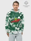 Худи мужской база хлопок / Minnesota Wild, Миннесота Уайлд