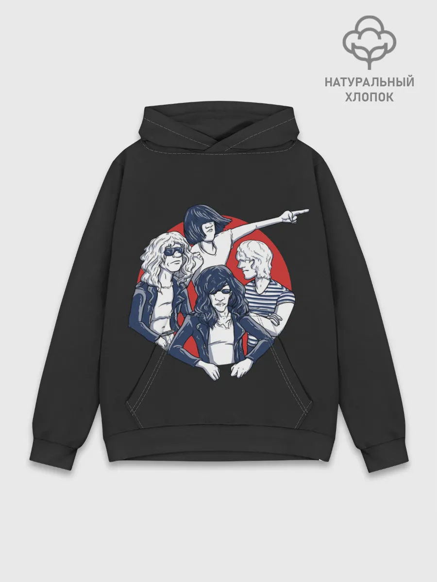 Худи мужской база хлопок / Рамонс в сборе