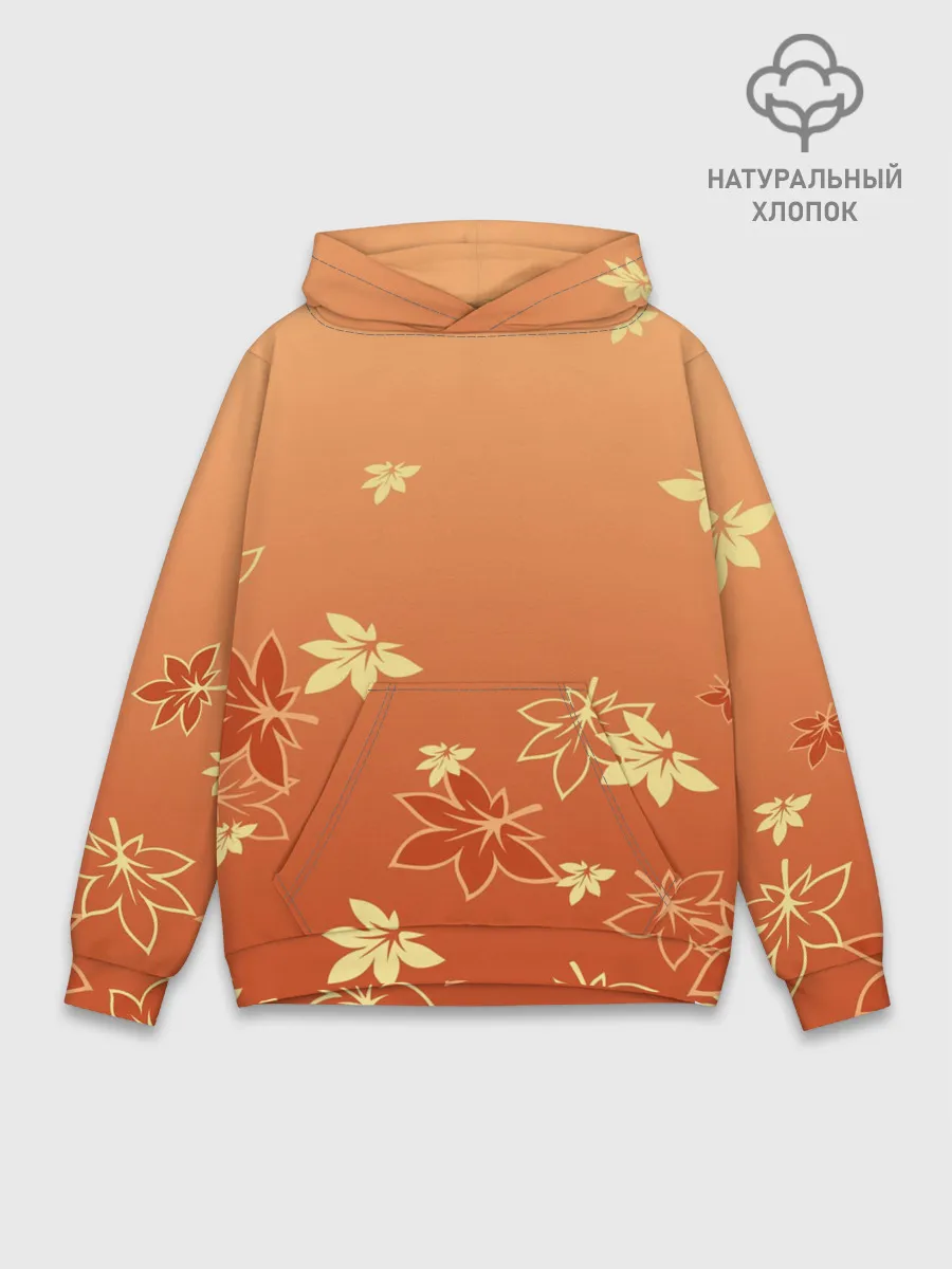 Худи мужской база хлопок / КАДЗУХА | KAZUHA | КРАСНЫЙ КЛЕН