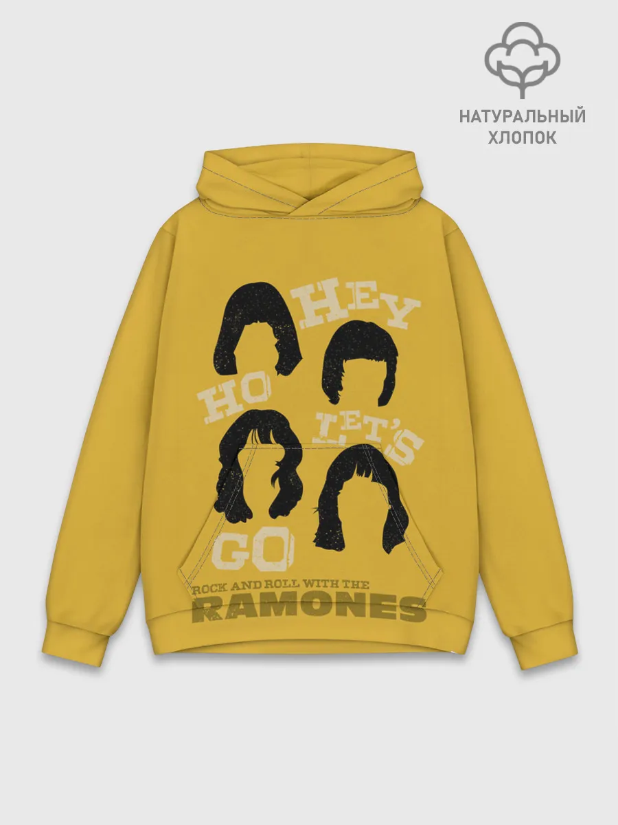 Худи мужской база хлопок / Hey Ho Lets Gog