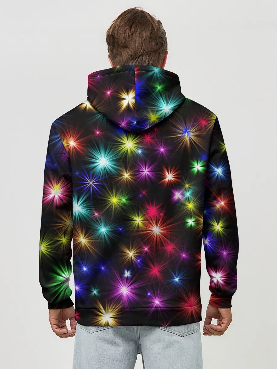 Худи мужской база хлопок / ПРАЗДНИЧНЫЕ ОГОНЬКИ