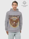 Худи мужской база хлопок / Ramones Eagle