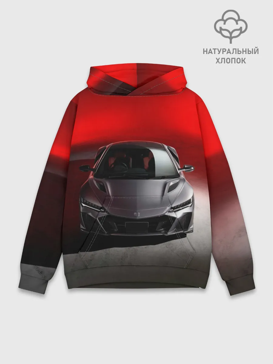 Худи мужской база хлопок / HONDA NSX