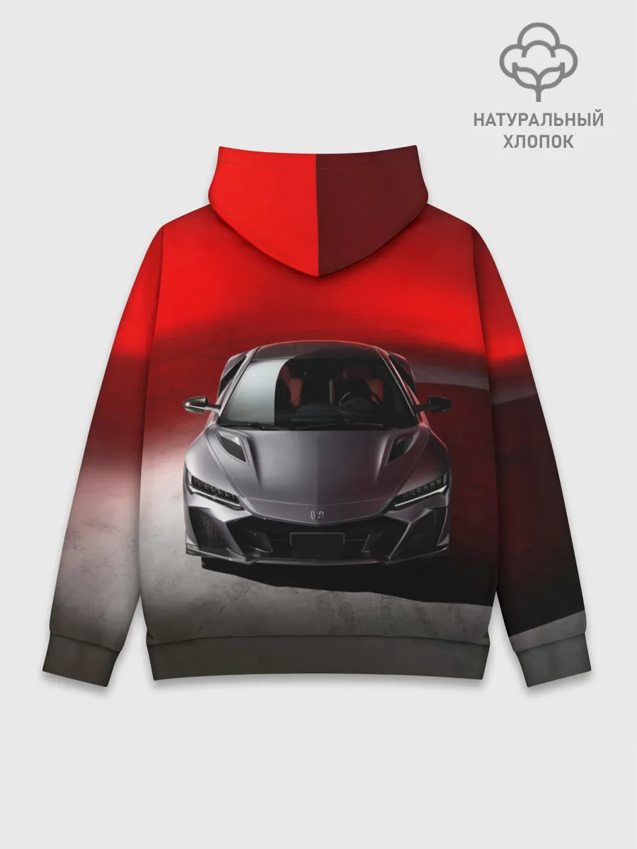 Худи мужской база хлопок / HONDA NSX