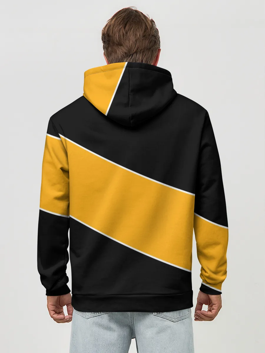 Худи мужской база хлопок / Бостон Брюинз, Boston Bruins