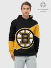 Худи мужской база хлопок / Бостон Брюинз, Boston Bruins