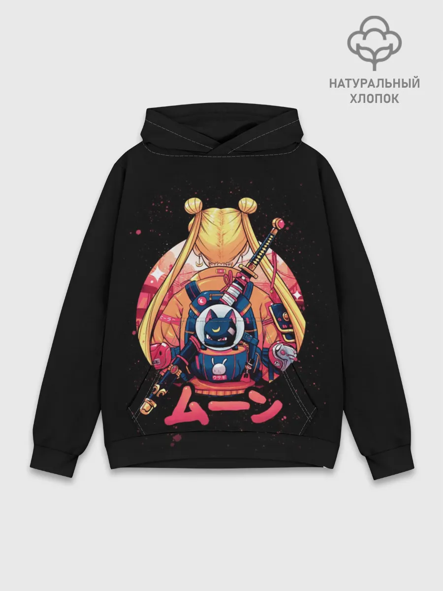 Худи мужской база хлопок / Сейлор Мун / Sailor Moon