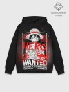 Худи мужской база хлопок / One Piece: Разыскивается Манки Д Лаффи