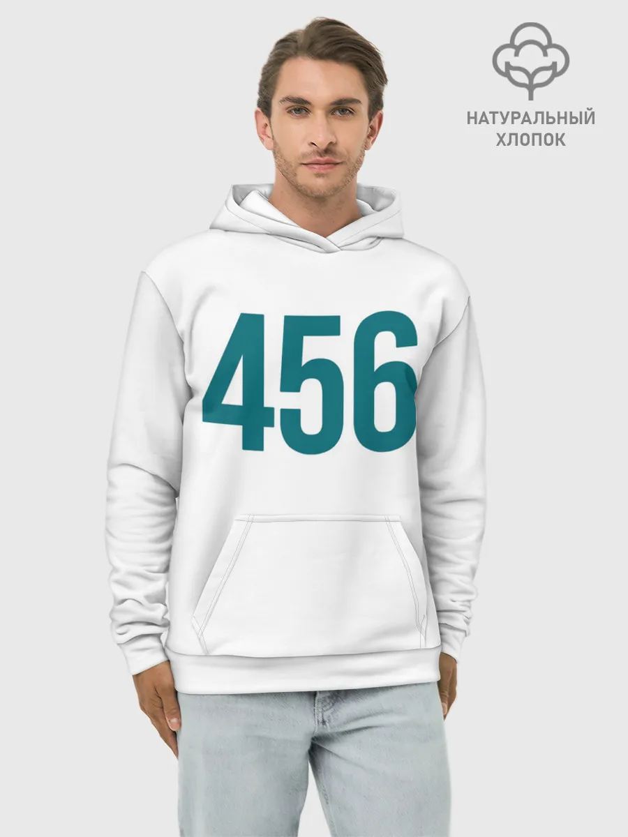 Худи мужской база хлопок / Squid game - Сон Ки Хун 456