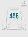 Худи мужской база хлопок / Squid game - Сон Ки Хун 456