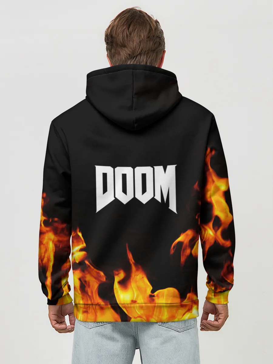 Худи мужской база хлопок / CYBER DEMON | КИБЕР ДЕМОН