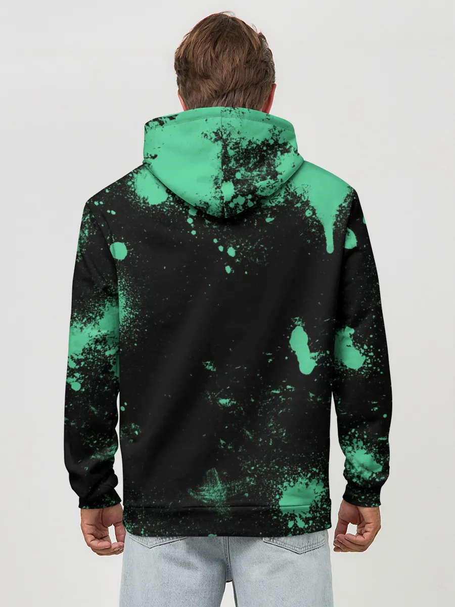 Худи мужской база хлопок / XIAO | БРЫЗГИ | СЯО