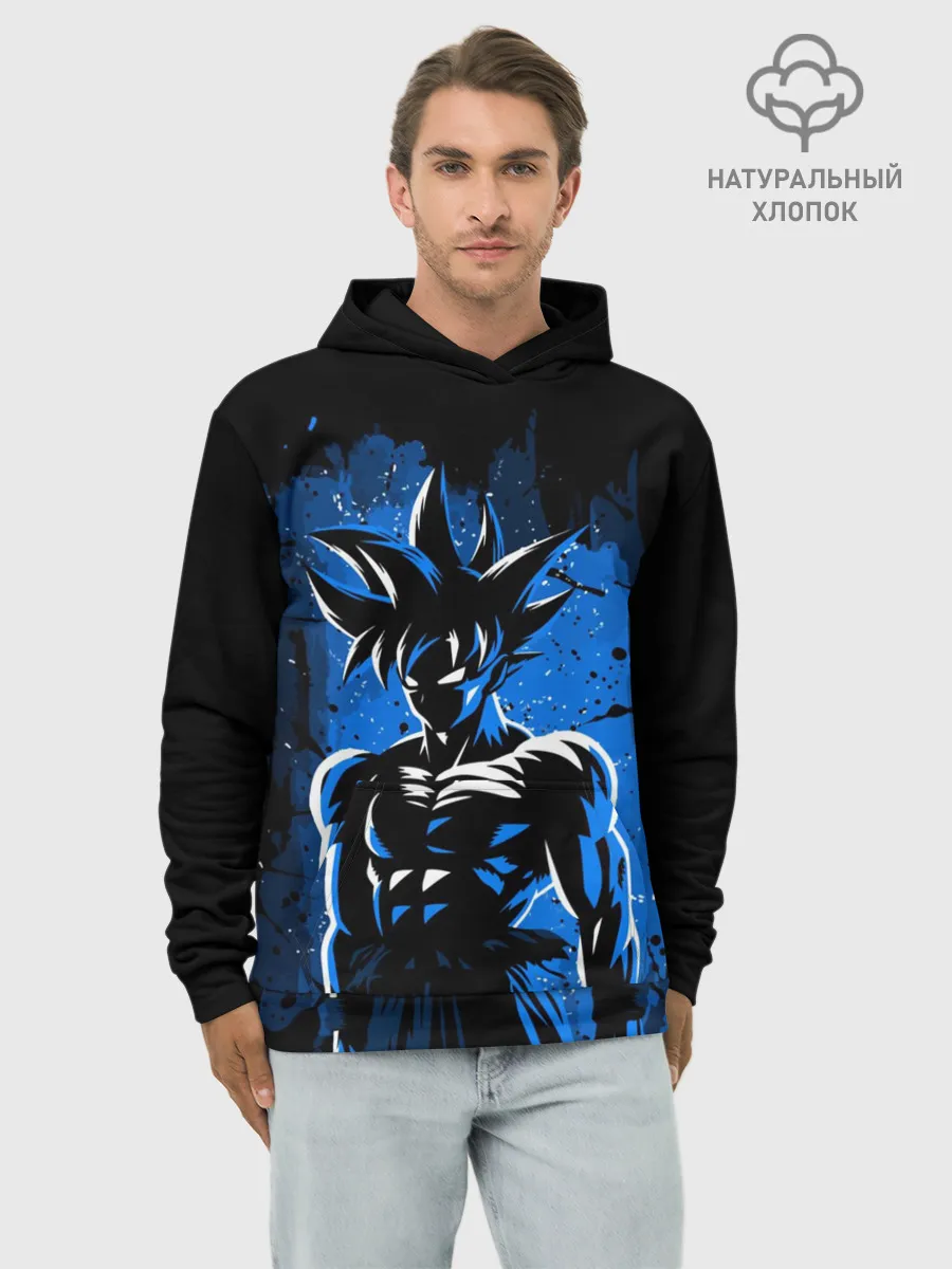 Худи мужской база хлопок / ГОКУ, GOKU