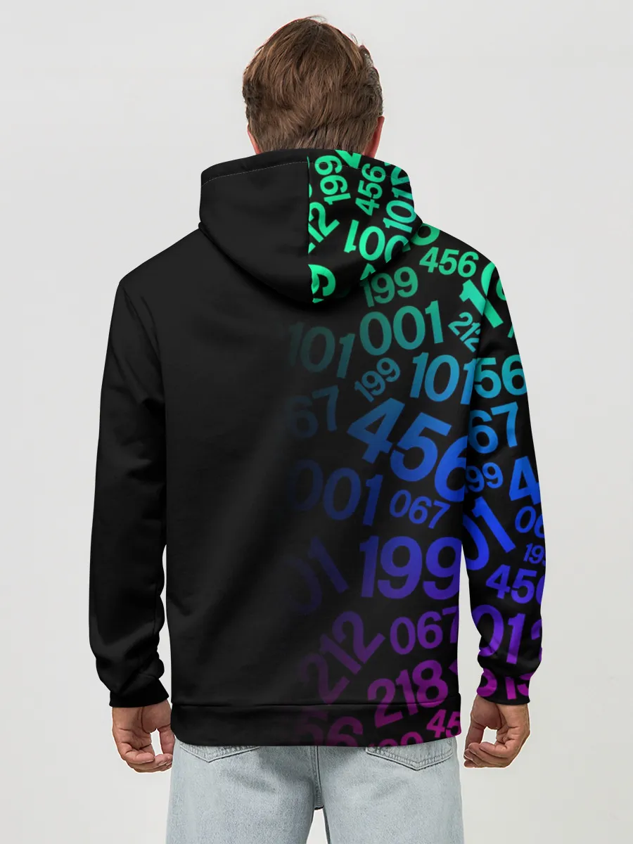 Худи мужской база хлопок / ИГРА В КАЛЬМАРА / SQUID GAME / КУКЛА / УЗОР