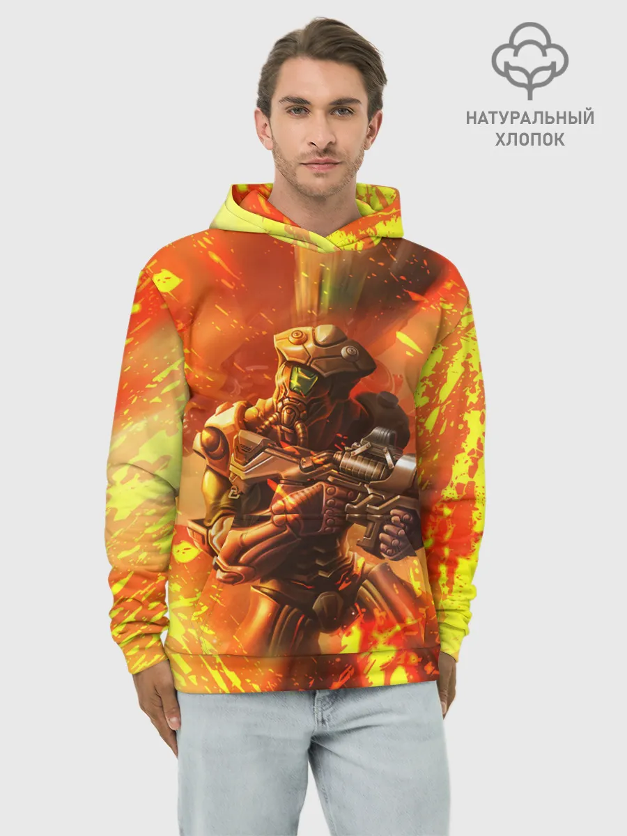Худи мужской база хлопок / Doom ART