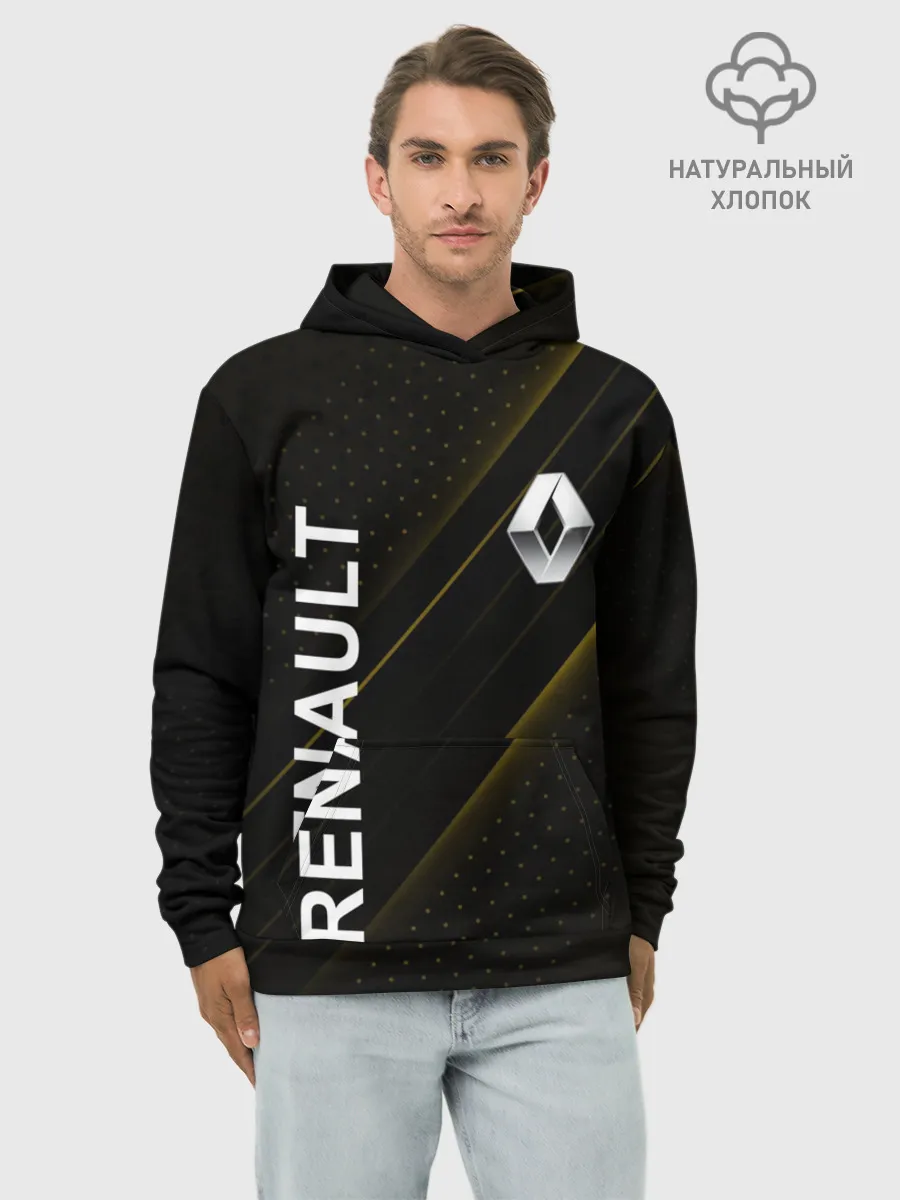 Худи мужской база хлопок / Рено, авто