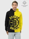Худи мужской база хлопок / Boston Bruins, Бостон Брюинз