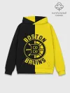 Худи мужской база хлопок / Boston Bruins, Бостон Брюинз
