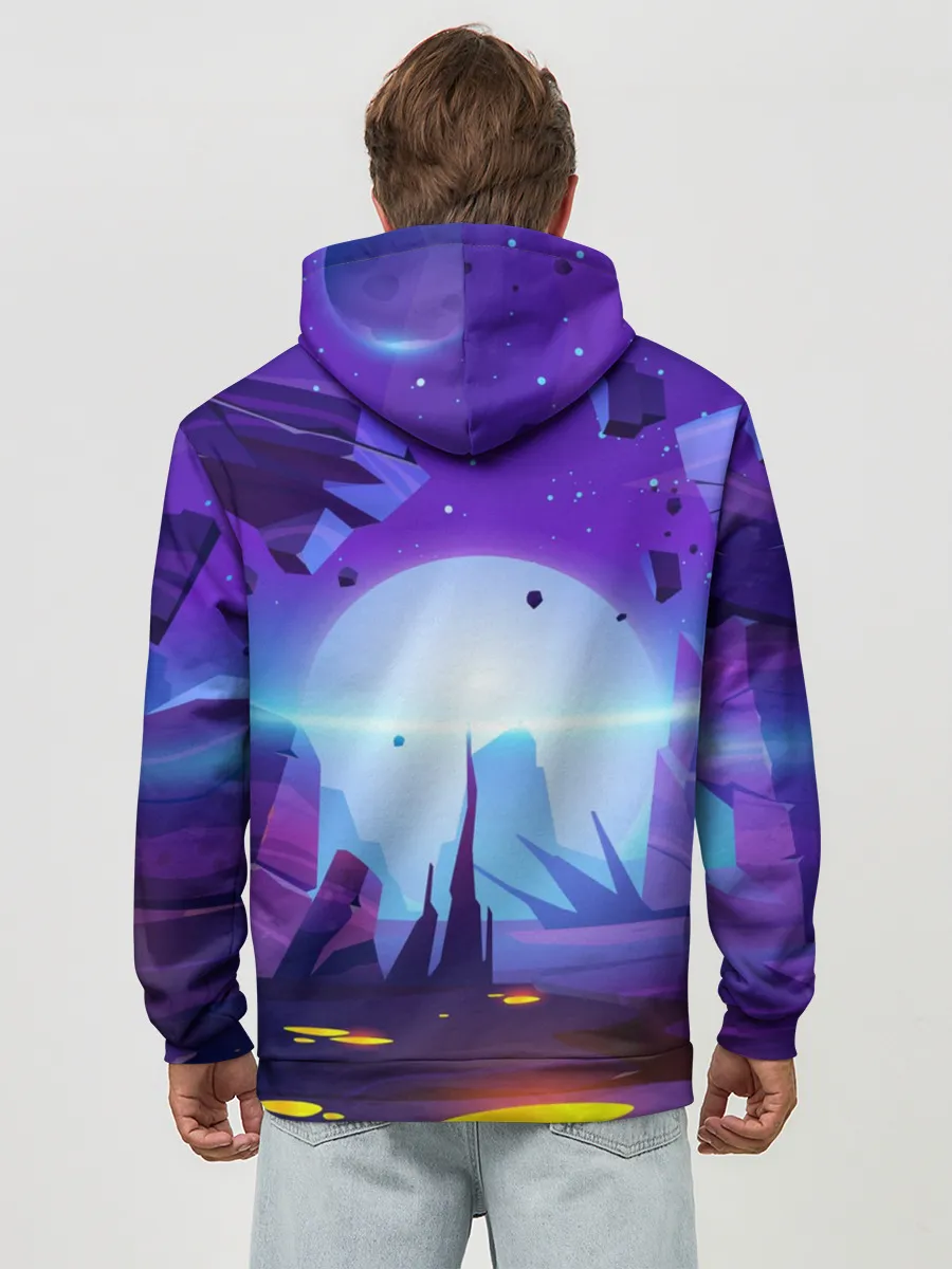 Худи мужской база хлопок / Minecraft на коне!