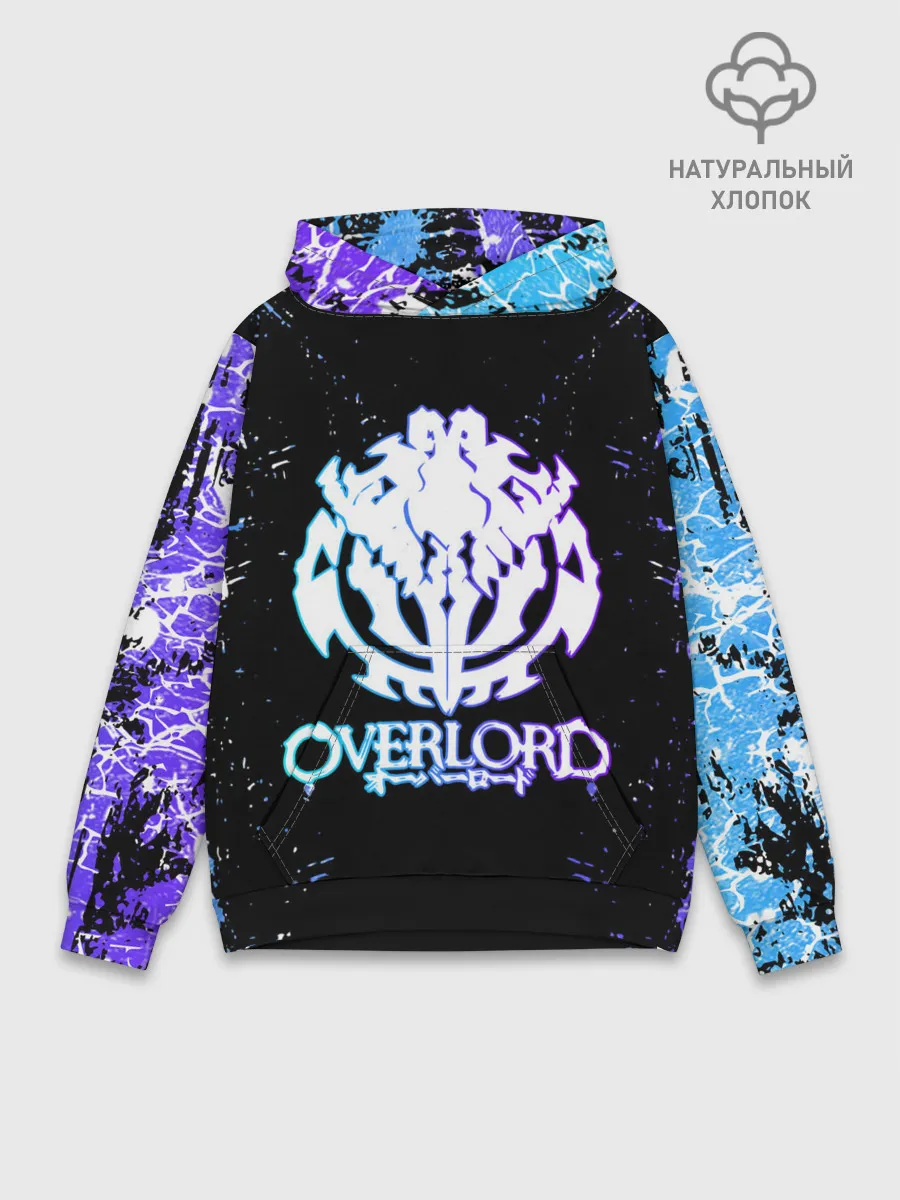 Худи мужской база хлопок / OVERLORD | оверлорд neon | НЕОН