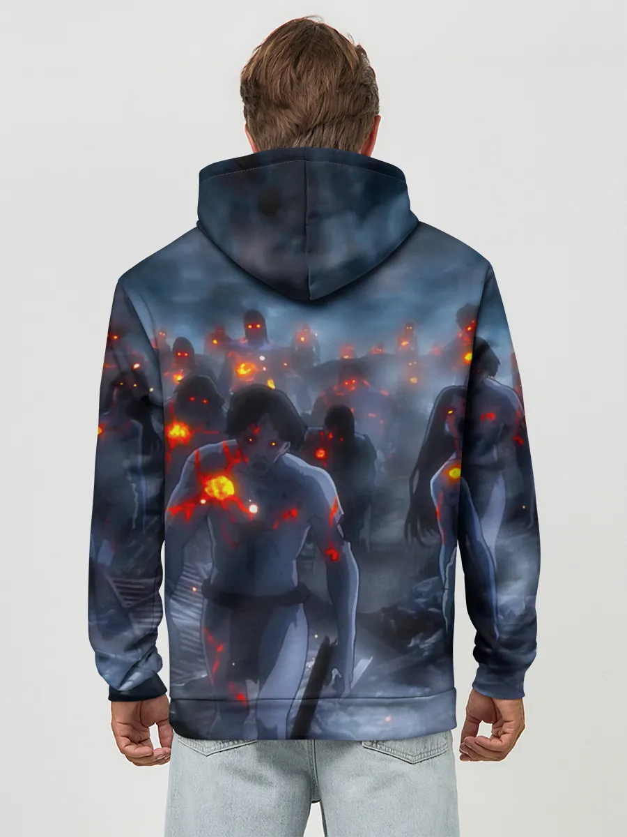 Худи мужской база хлопок / Зомби Sabaton