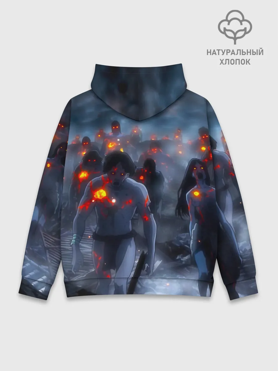 Худи мужской база хлопок / Зомби Sabaton