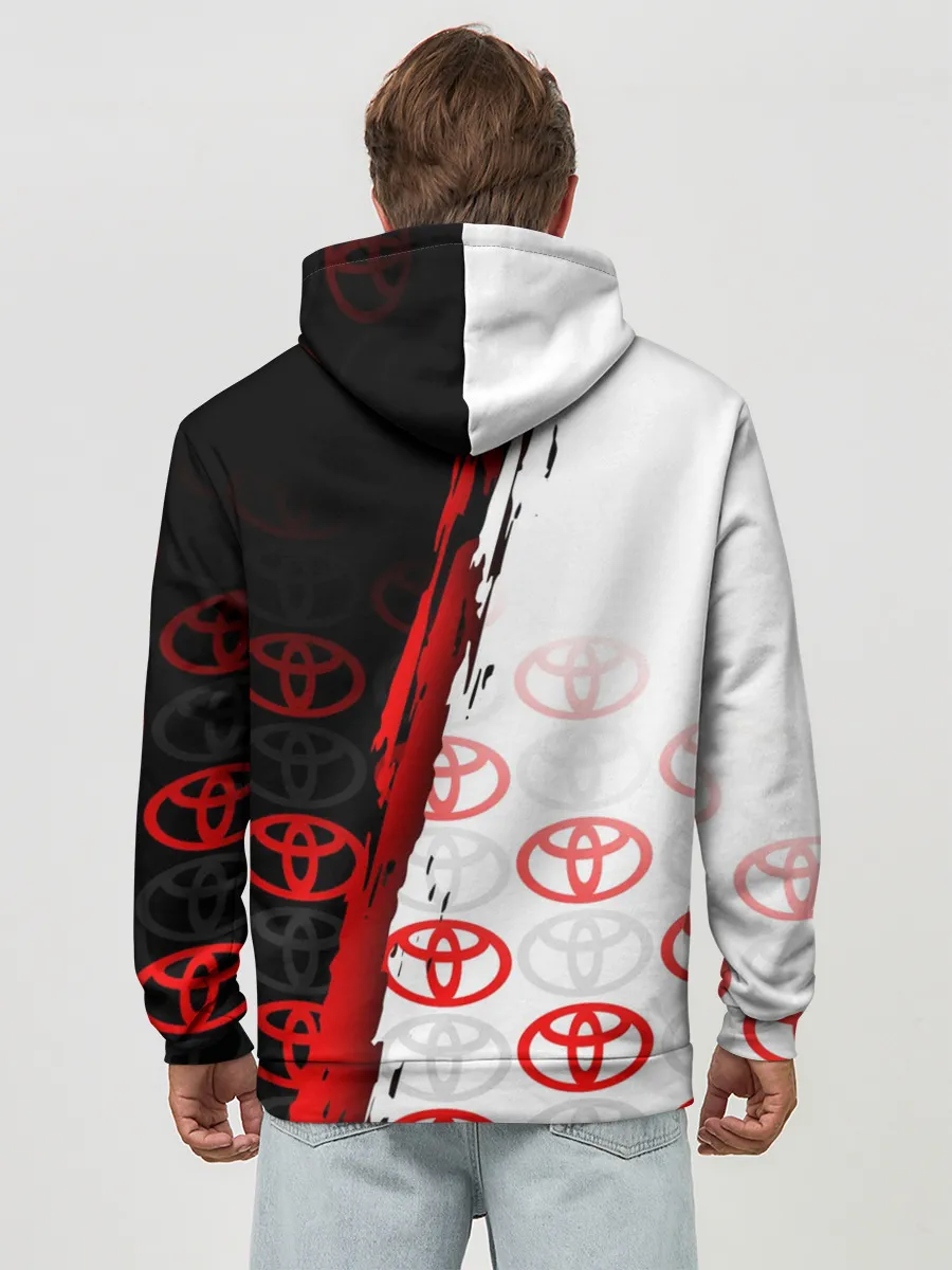 Худи мужской база хлопок / TOYOTA SPORT / GRUNGE / ГРАНЖ