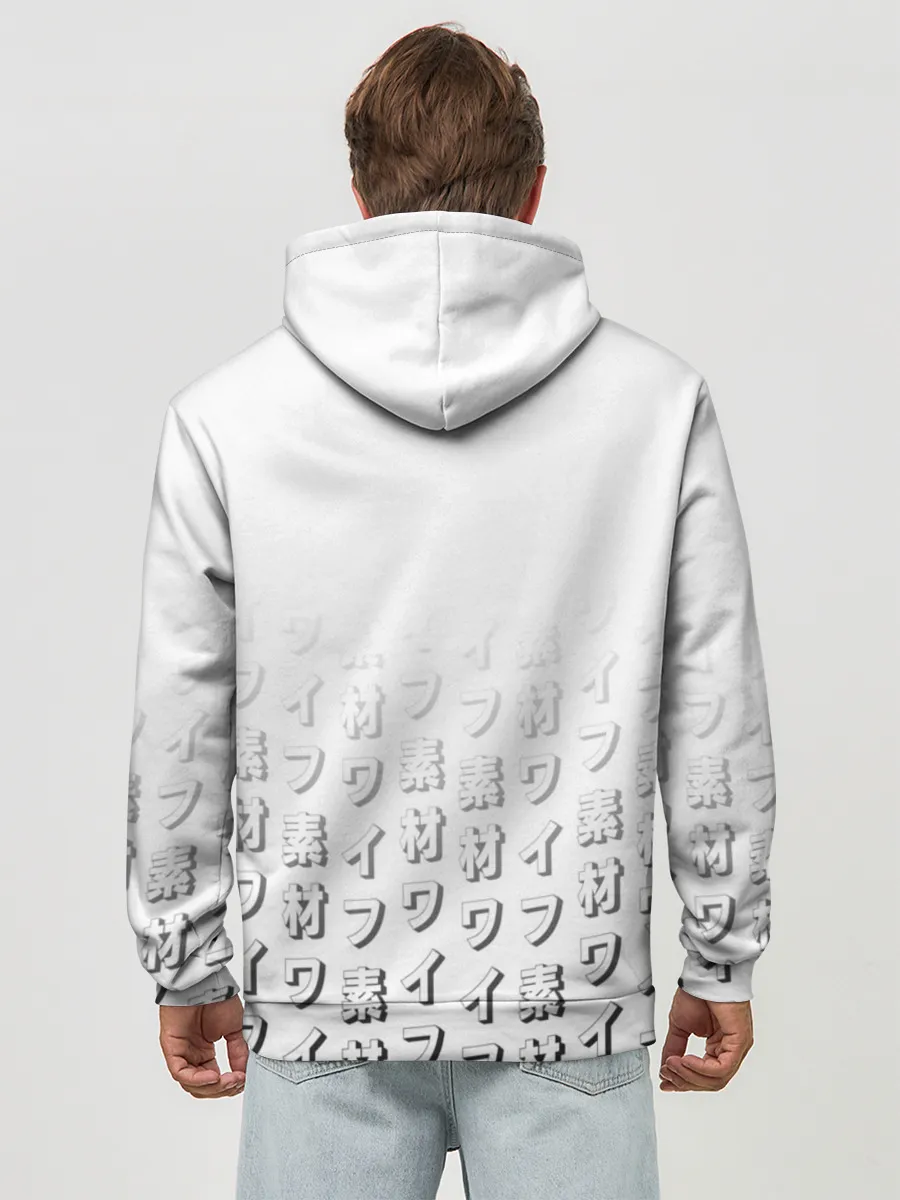 Худи мужской база хлопок / Waifu - 2B Nier