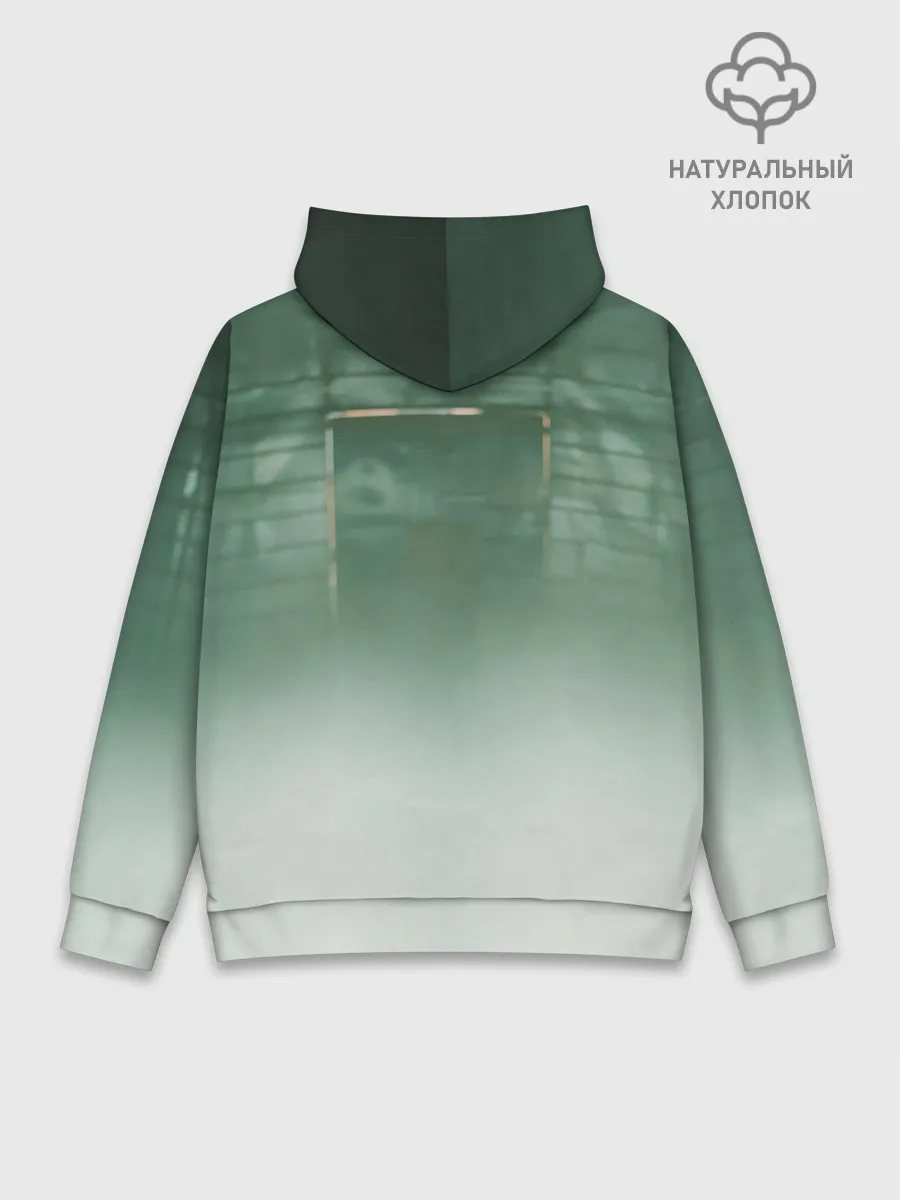 Худи мужской база хлопок / Хаски в комнате