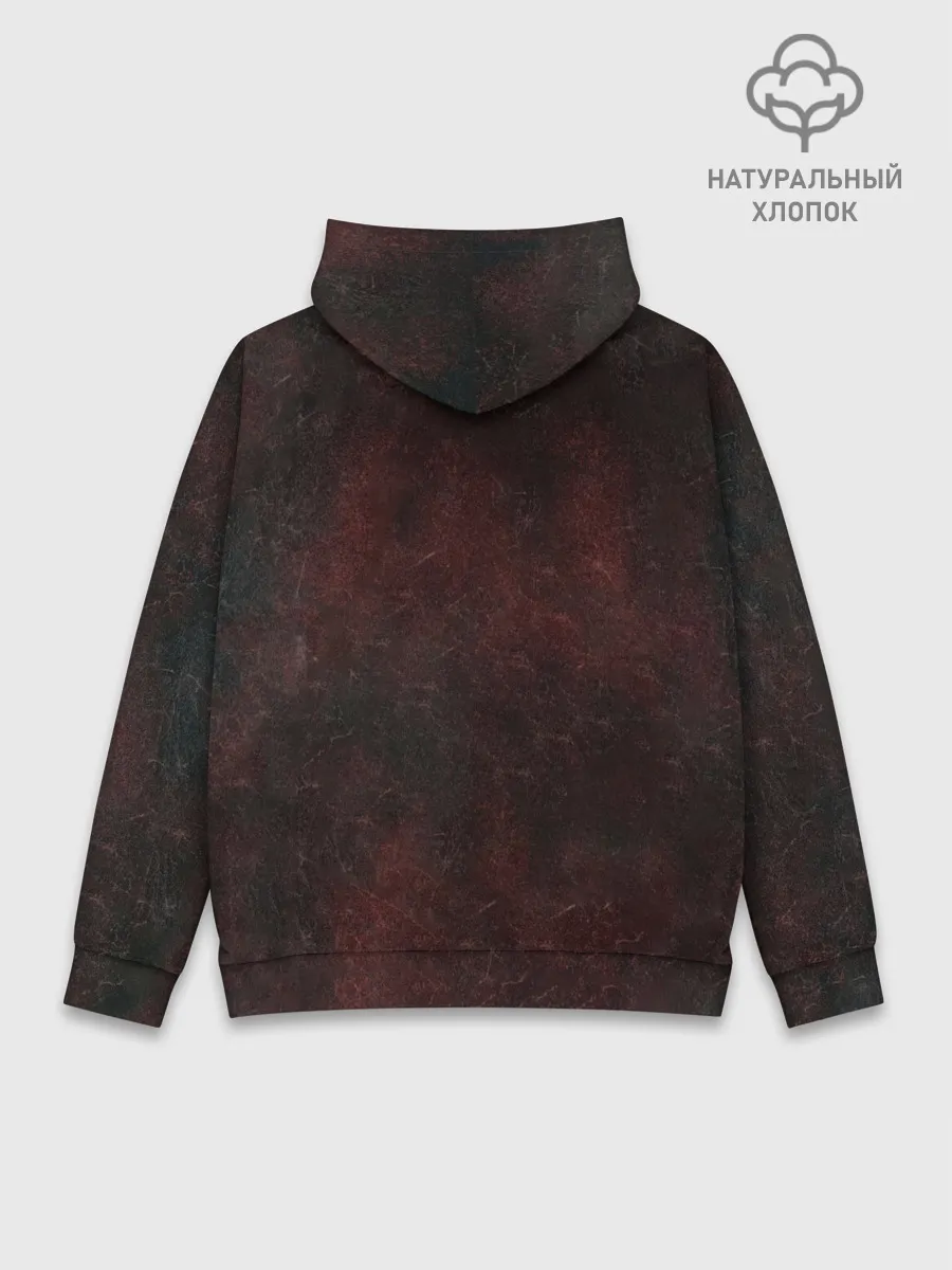 Худи мужской база хлопок / ГЭР Череп