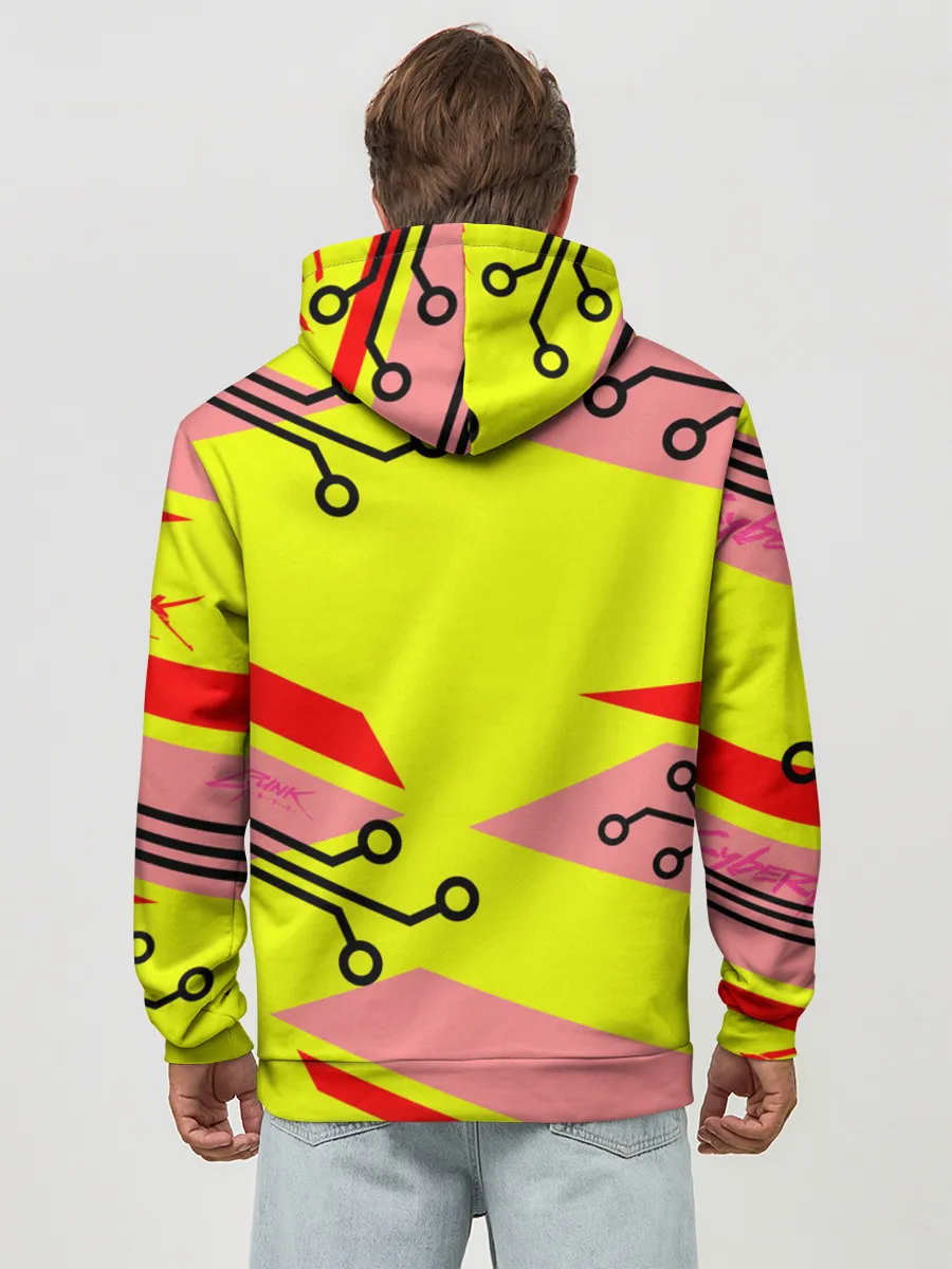 Худи мужской база хлопок / Cyberpunk 2077 Киберматрица.