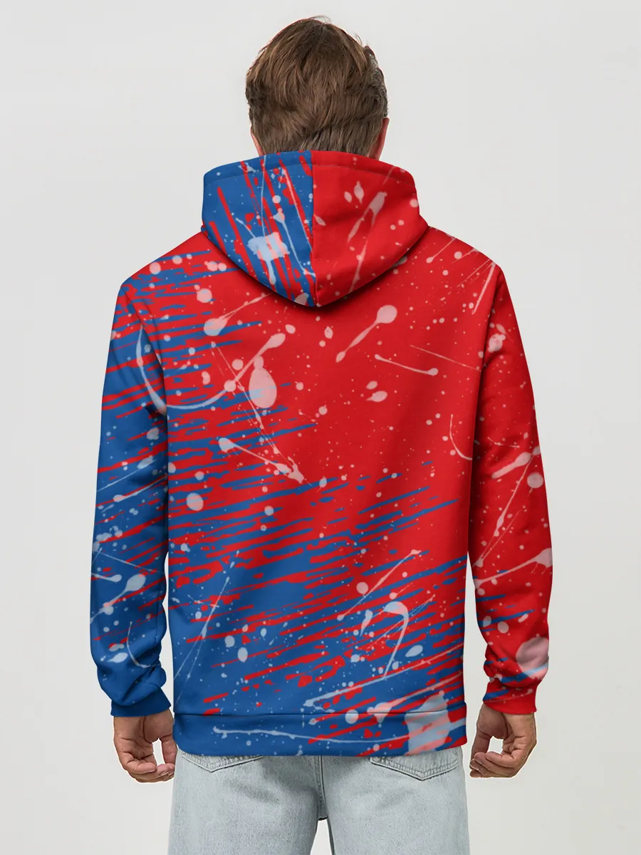 Худи мужской база хлопок / Arsenal: Фирменные цвета.