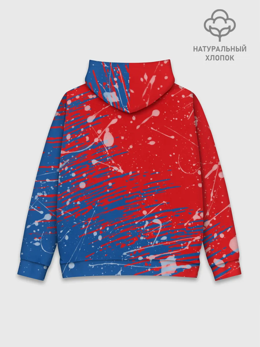 Худи мужской база хлопок / Arsenal: Фирменные цвета.