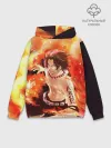 Худи мужской база хлопок / ONE PIECE ASCE HERO