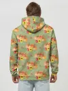 Худи мужской база хлопок / Овощи: Тыквы паттерн