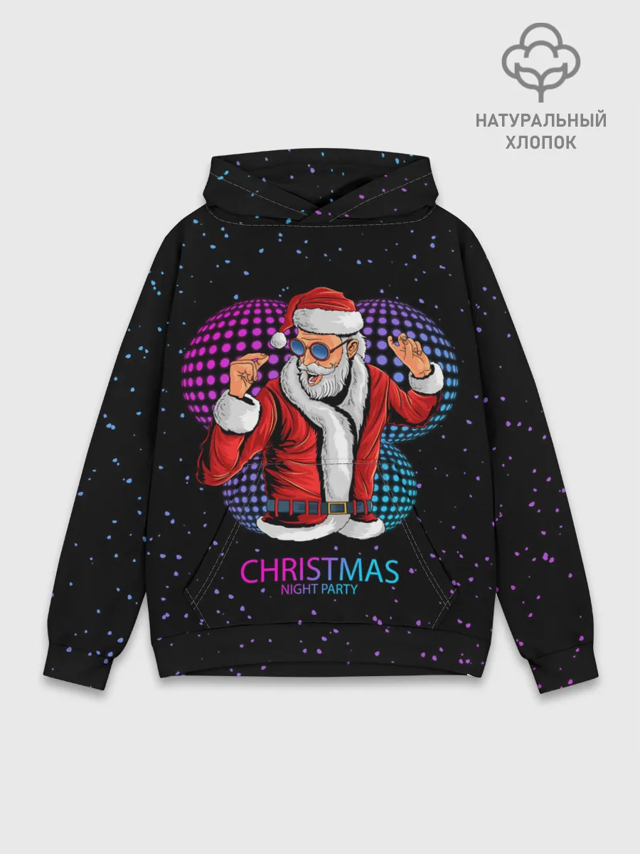 Худи мужской база хлопок / Santa Dance