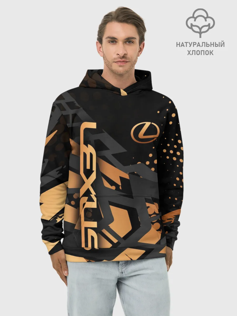 Худи мужской база хлопок / Lexus