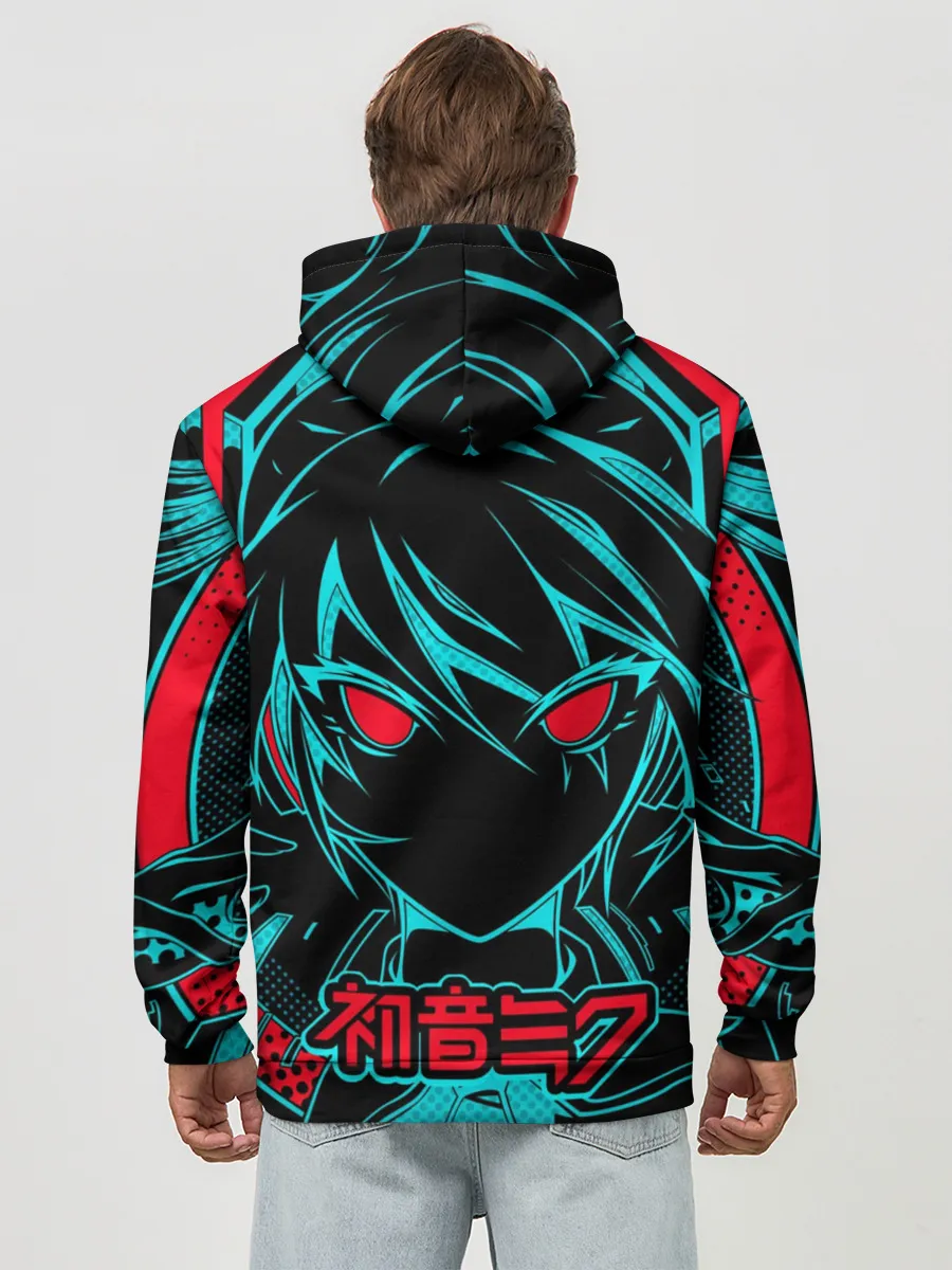 Худи мужской база хлопок / Мику Хацунэ / Hatsune Miku