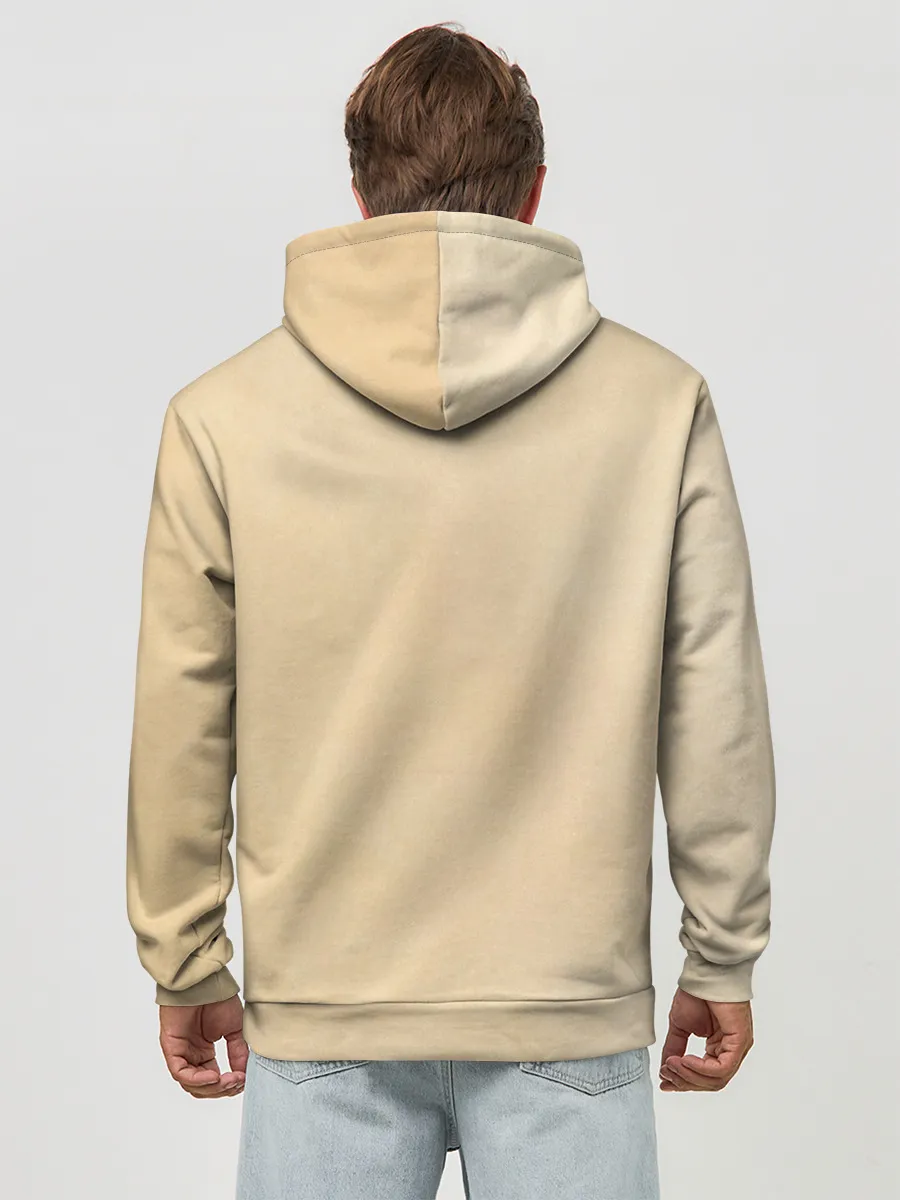 Худи мужской база хлопок / Новогодний ленивец