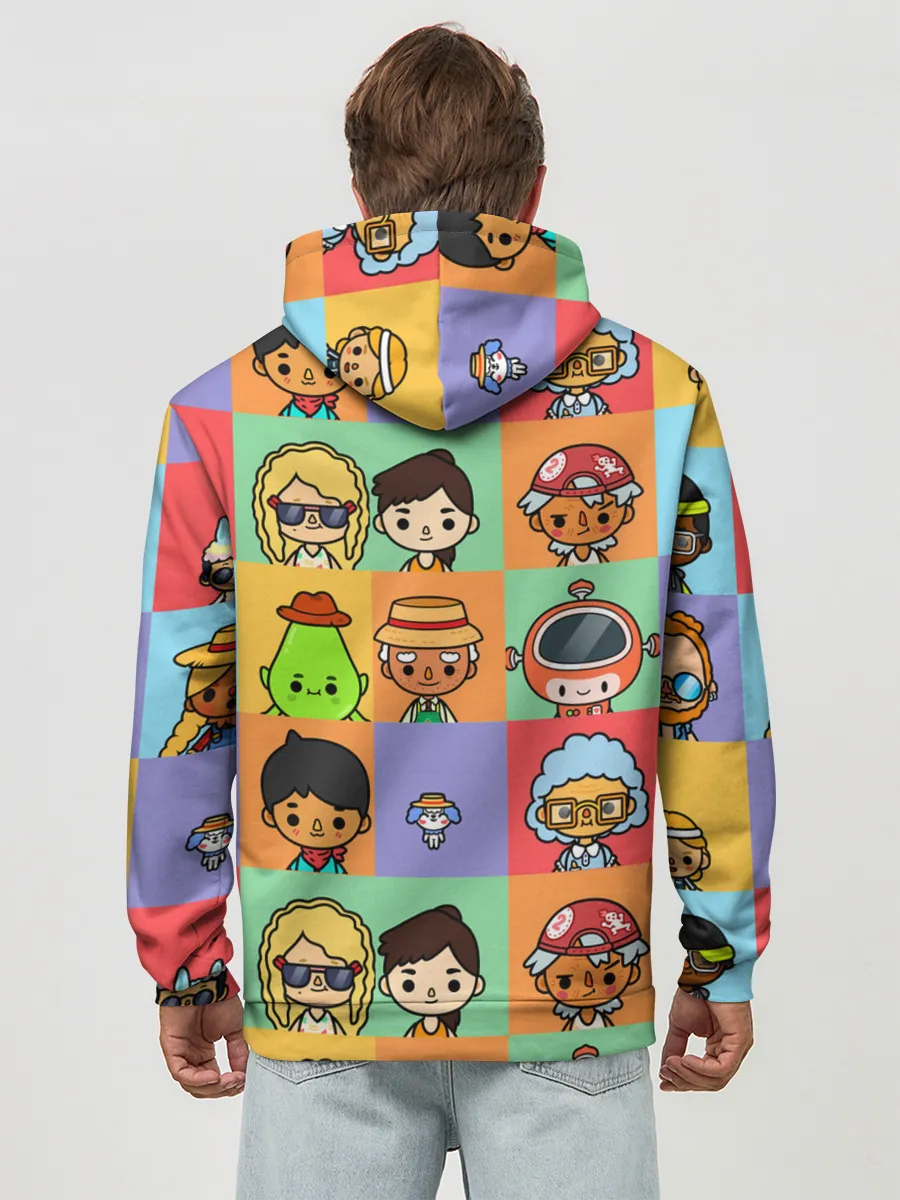 Худи мужской база хлопок / TOCA BOCA WORLD HERO