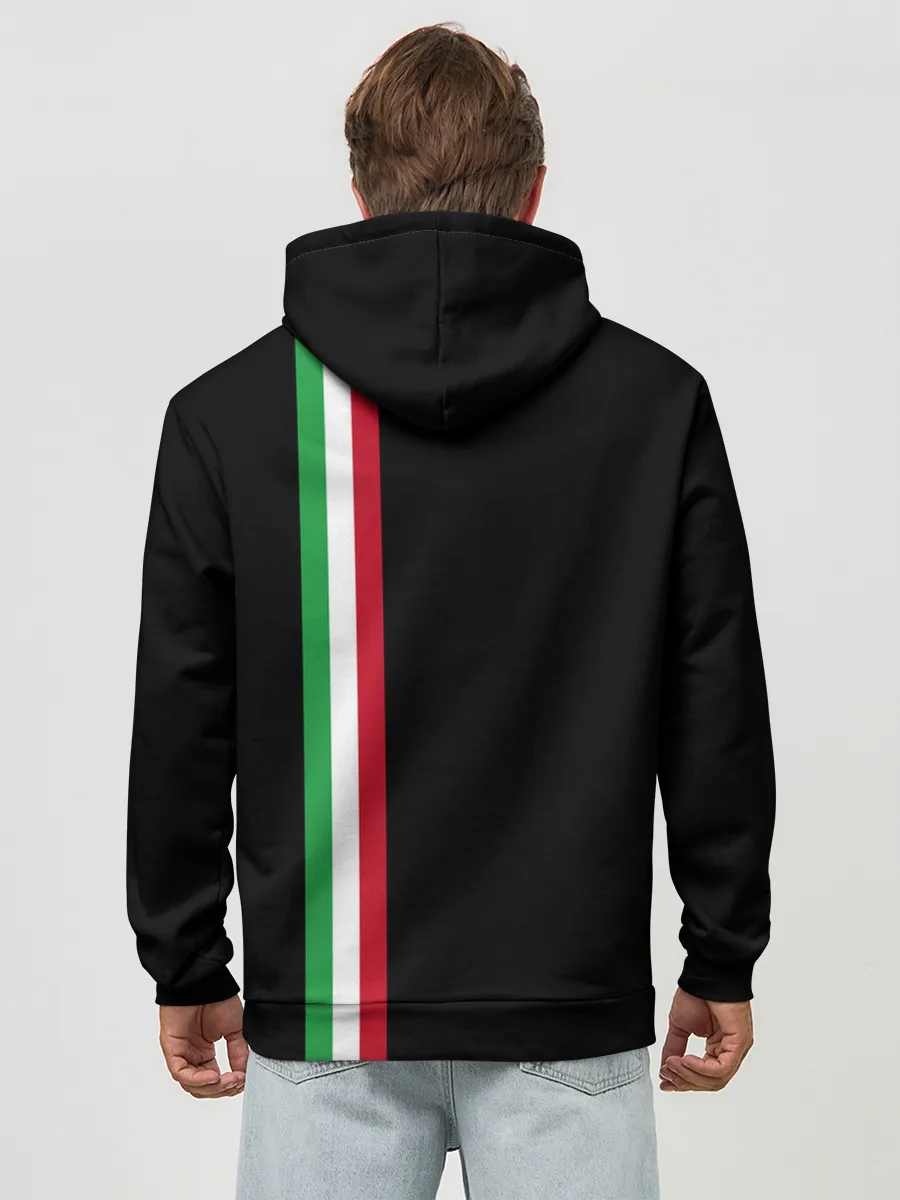 Худи мужской база хлопок / DUCATI MOTOCYCLE ITALY LINE